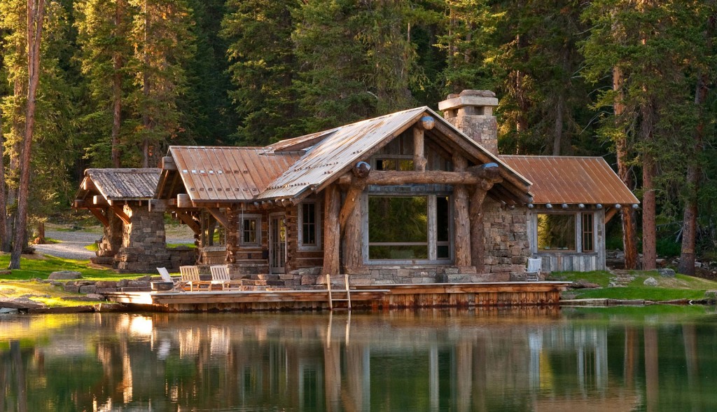 beautiful log cabin